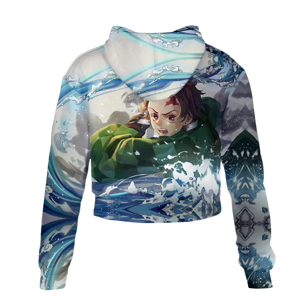 

New Devil's Blade Spring and Autumn High Waist Short Men and Women Hooded Casual Cute Sweatshirt