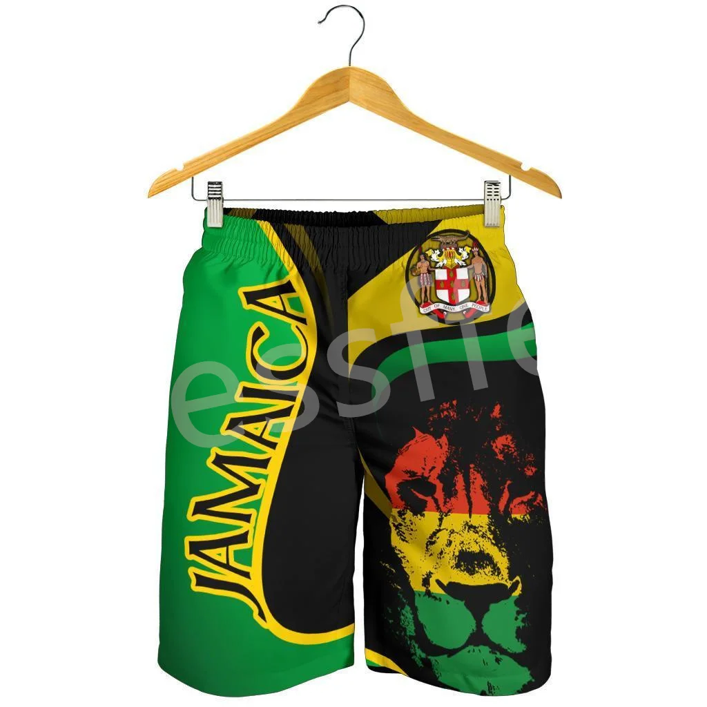 Новые модные летние шорты в стиле ретро tesswi-fi с флагом страны эмблемой льва