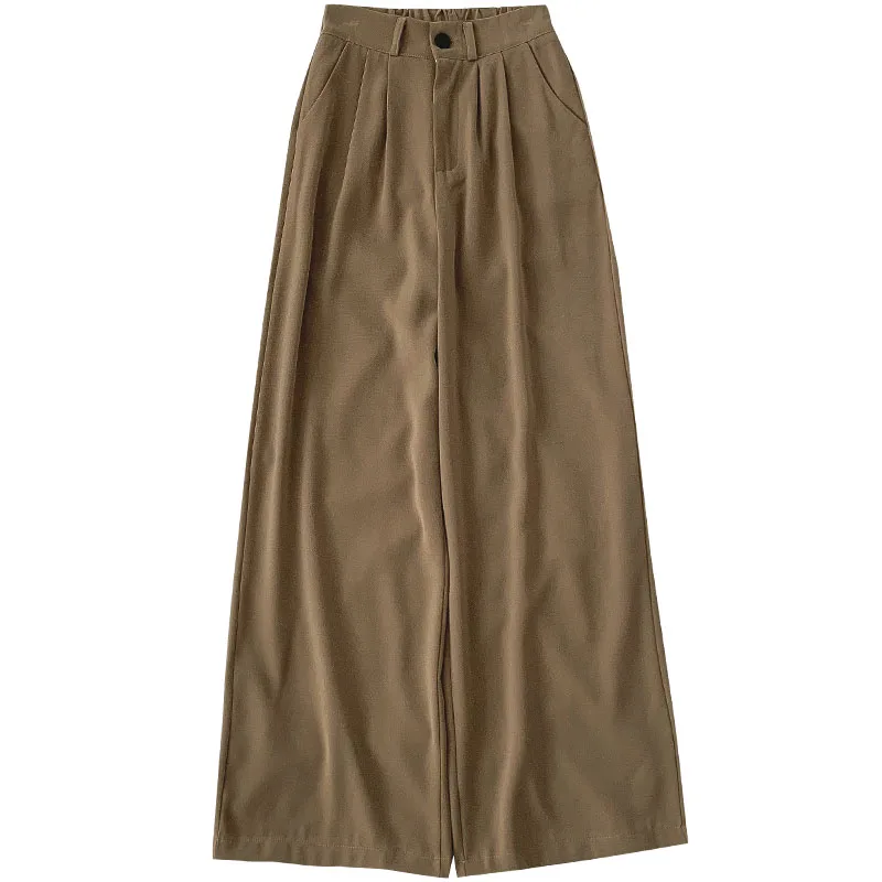 

Casual Chiffon Women Pants Autumn New High Waist Ankle Length Office Lady Elegant Trousers Top Quality