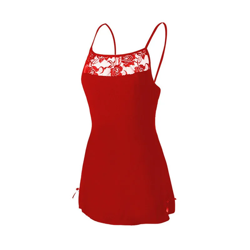 Новинка 2019 года женское платье для сна однотонное с разрезом Супер короткое