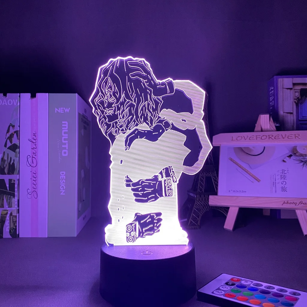 СВЕТОДИОДНЫЙ ночник в стиле аниме «Моя геройская Академия», ночсветильник Tomura Shigaraki, лампа для спальни, украшение, подарок на день рождения