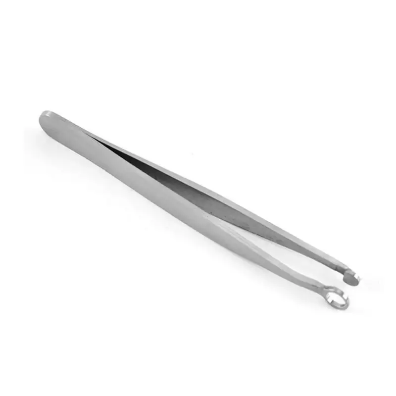 

1PC Universal Nose Hair Trimming Round Tweezers Portable Stainless Steel Nose Trimmer Nose Hair Removal Clip Men Women Dropship