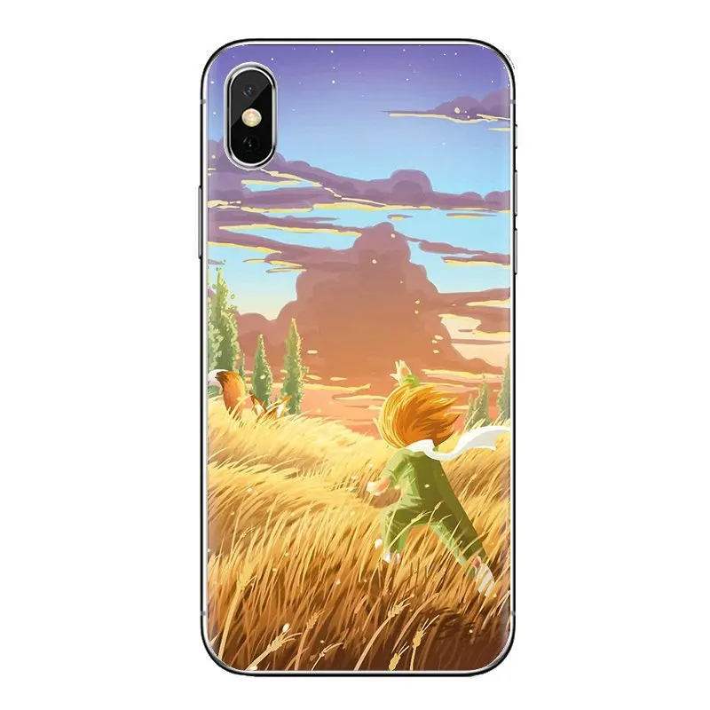 Housing the little prince fox illustration For Samsung Galaxy S2 S3 S4 S5 MINI S6 S7 edge S8 S9 Plus Note 2 3 4 5 8 Coque Fundas |
