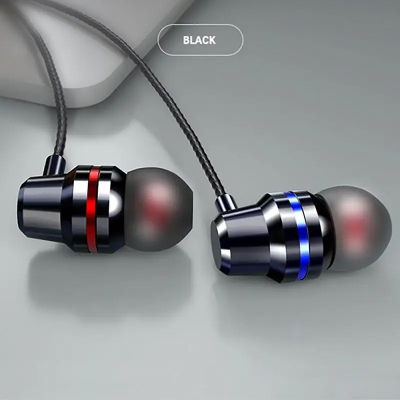 1 шт. металлические наушники высокое качество звука видео игра кабель гарнитура