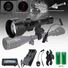 500 ярдов, 70 мм объектив, регулируемый инфракрасный фонарь для охоты, нм, ИК-подсветка ночного видения