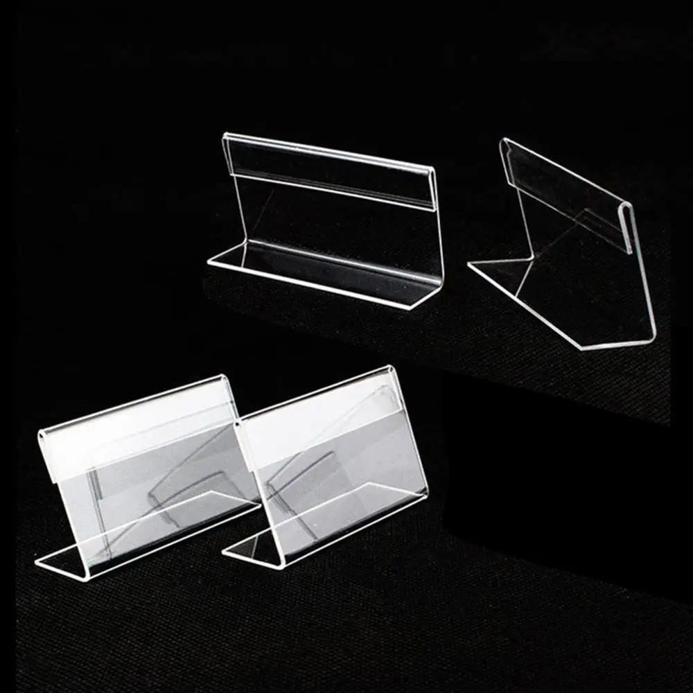 Прозрачный акриловый знак настольная подставка для демонстрации именной ярлык