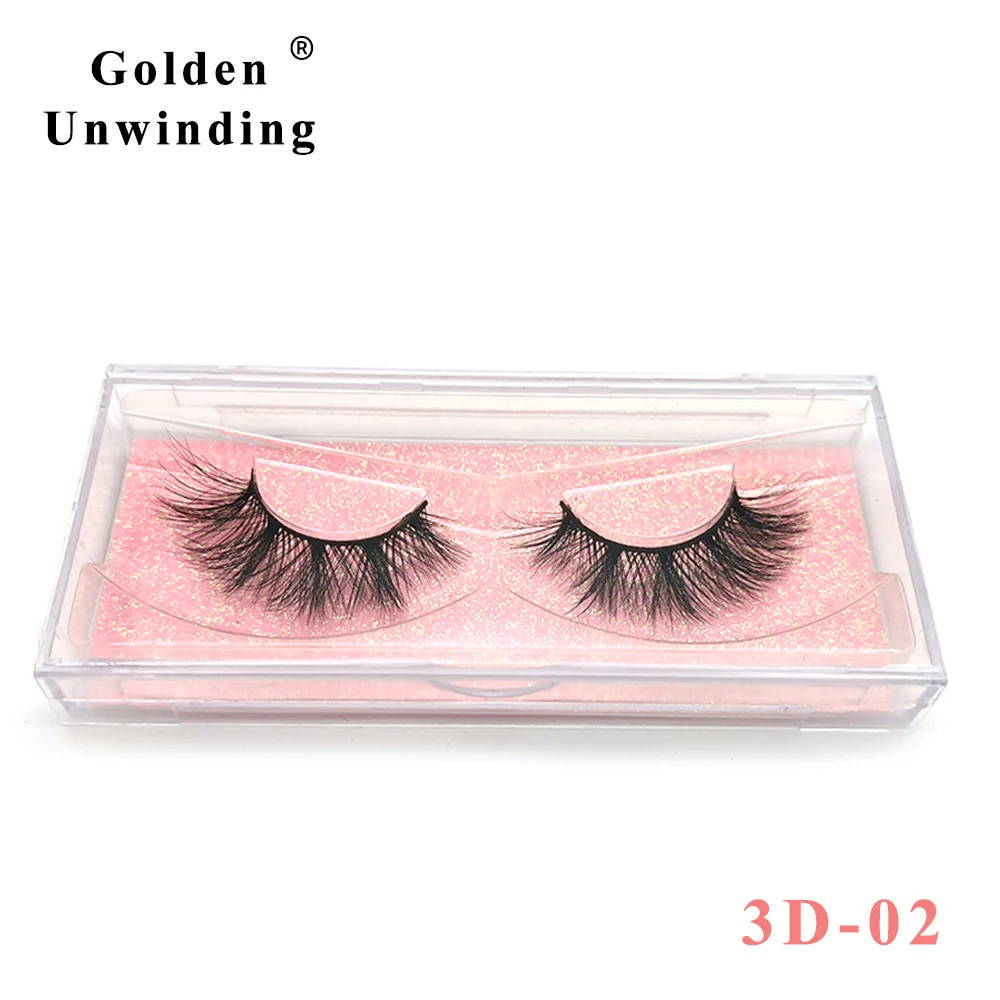 

wholesle 3d faux lashes mink 25mm makeup natural lashes wispy box package