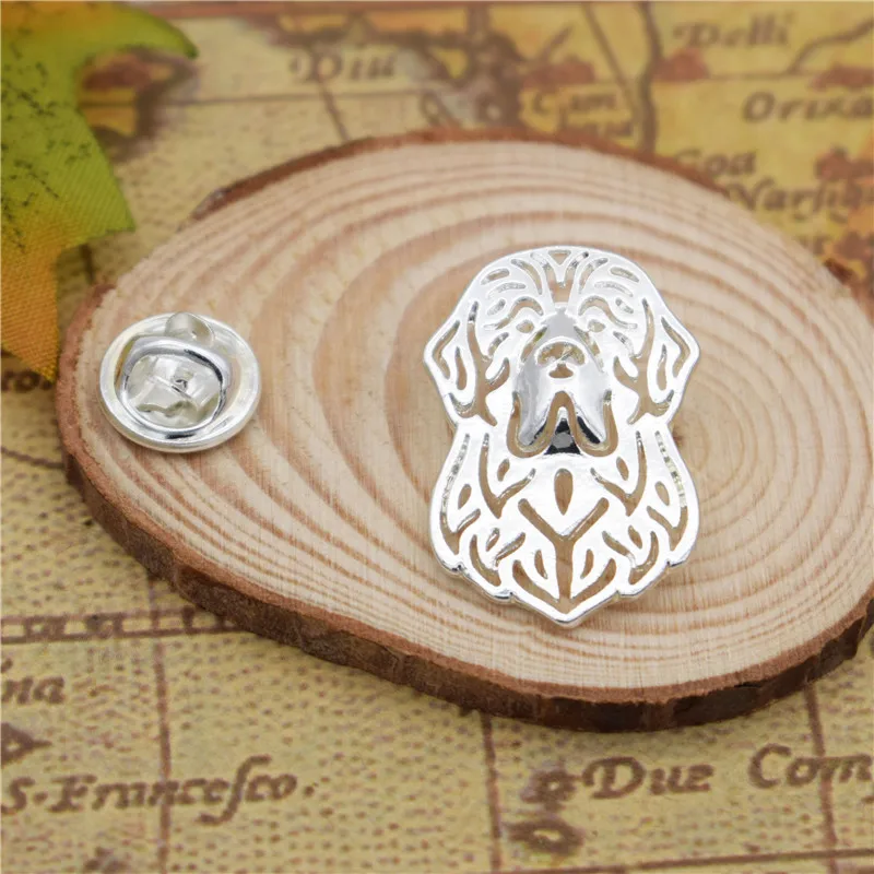 Модные броши из Ньюфаундленда с застежкой-бабочкой воротники ювелирные изделия