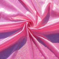 fluorescent fabric laser stretch knit colorful shiny fabric stage wedding decor cloth diy sewing fabric 50cmx150cm