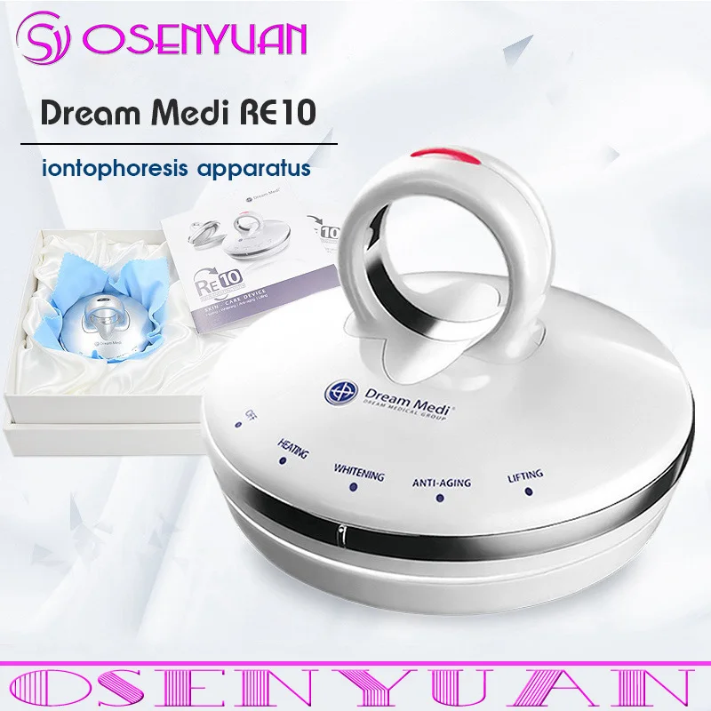 

Portable EMS RF Microcurrent Ion Import Instrument Face Lifting Anti Aging Whitening Beauty Machine LED Therapy Facial Massager
