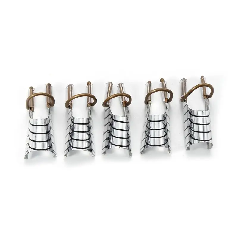 2 цвета случайный гвоздь алюминиевый кронштейн для дизайна ногтей C изогнутые