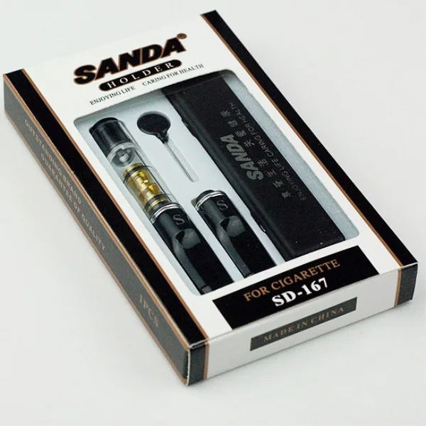 Мундштук из смолы с фильтром для сигарет 1 шт. | Дом и сад