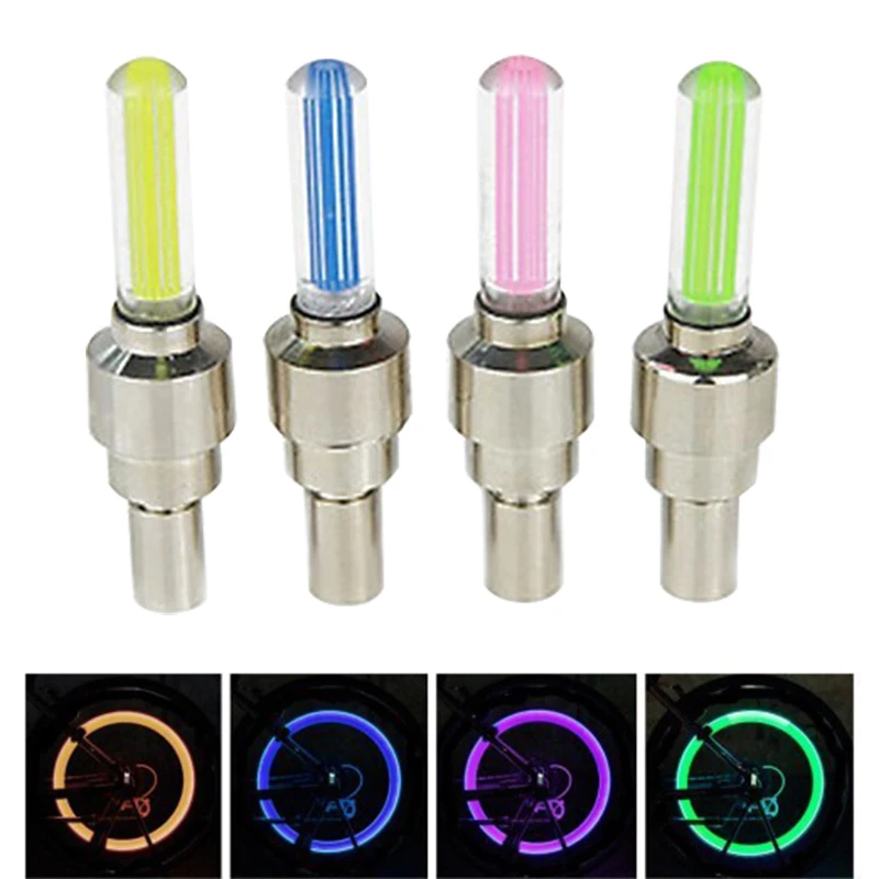 

Wasafire Bike Light Mountain Road Bicycle Lights Colorful Red Green Blue White Pink Led Tyre Valve Caps Wheel Spokes Led Light