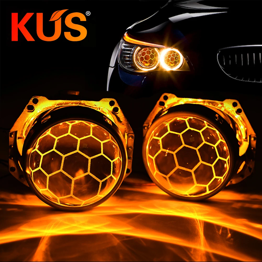 Металлический держатель для автомобильной фары 3 0 дюйма с голубым