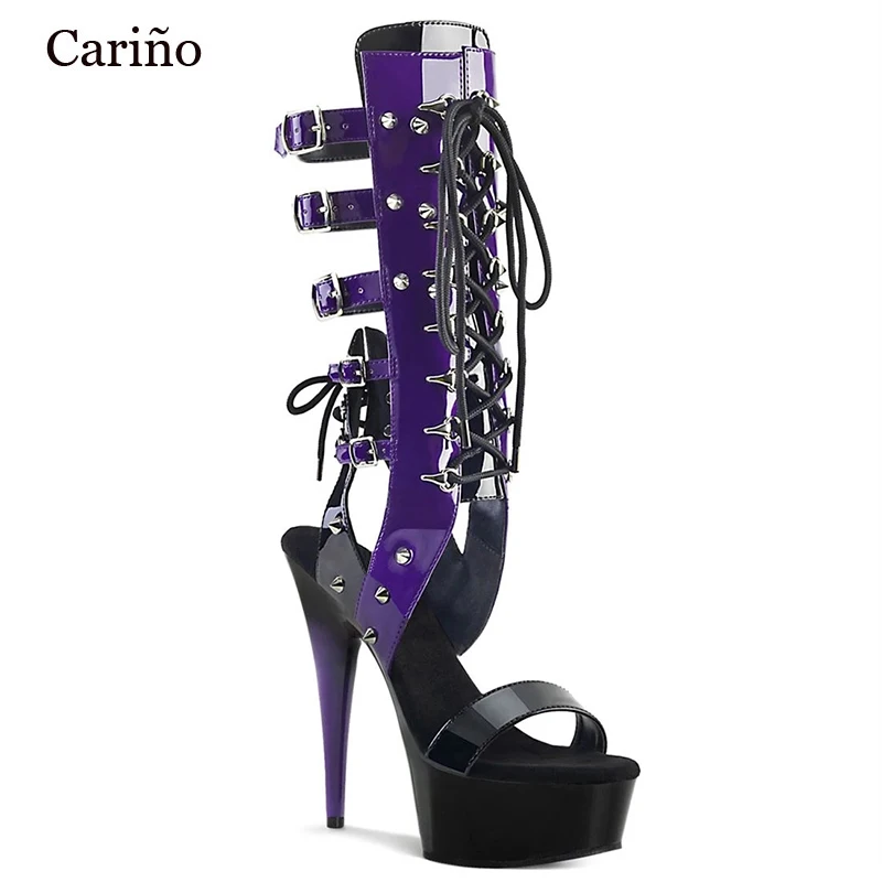 

Туфли-лодочки женские на высоком каблуке 15 см, пикантные туфли для стриптиза, для клуба принцессы, на платформе, обувь в готическом стиле до ...