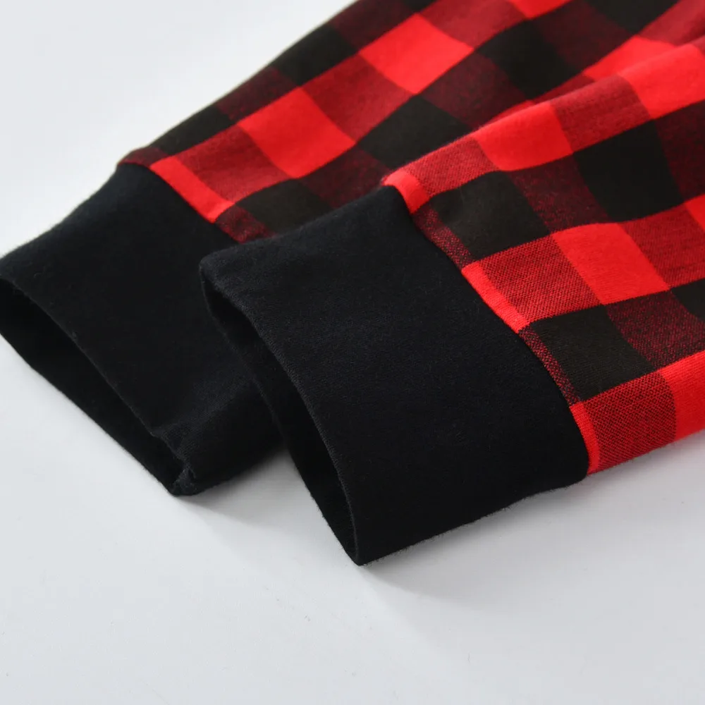 3Pcs Newborn Baby Boys Clothes Set Letter Daddy's Little Man T-shirt Tops Casual Red Plaid Pants and Hat Infant Toddler Clothing |