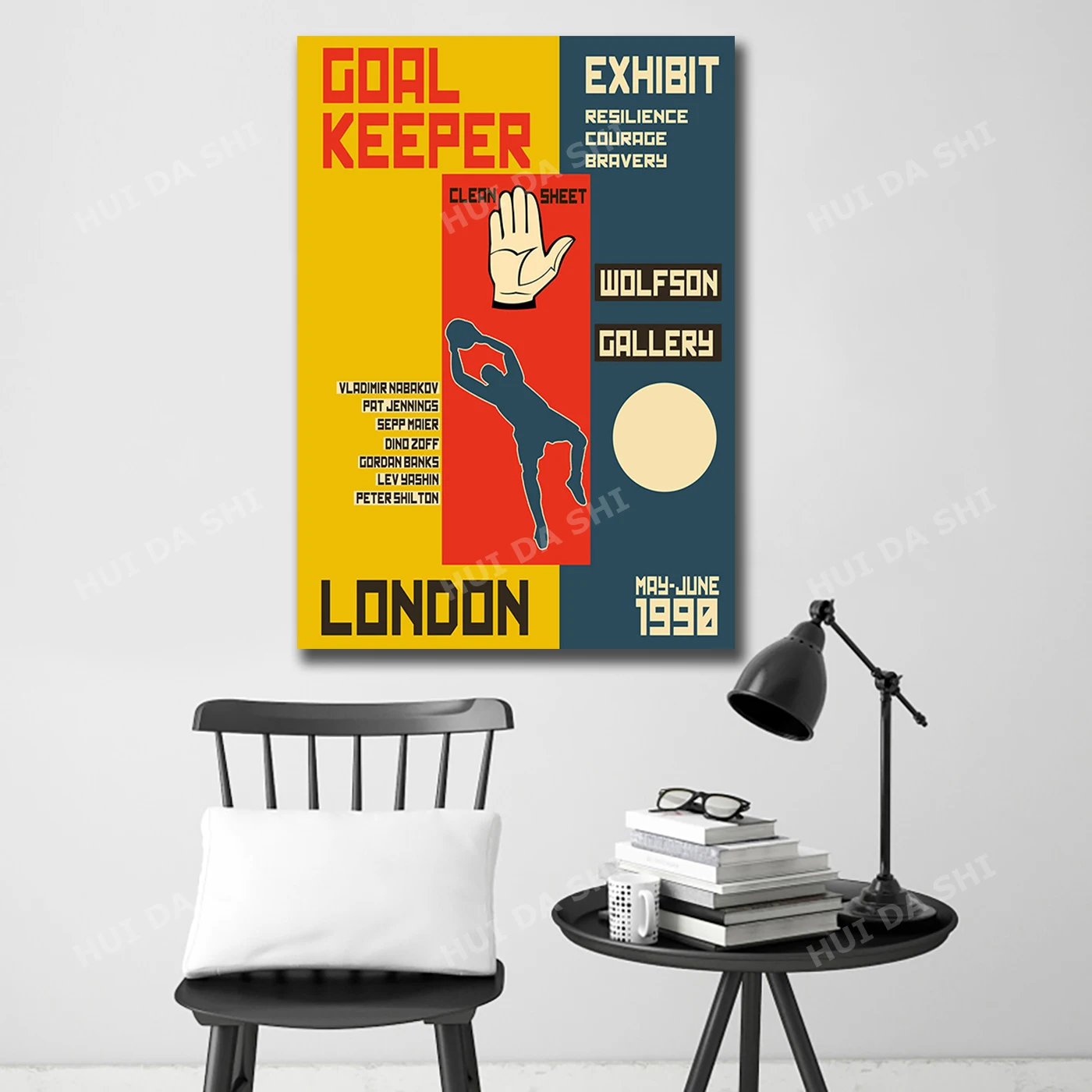 

Football Exhibition Poster Goalkeeper Poster 1990