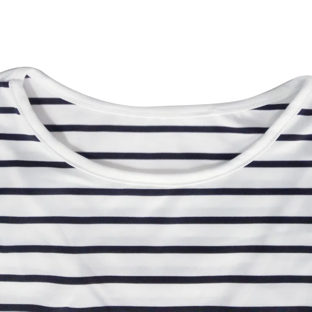 Женские повседневные топы в полоску с длинными рукавами для мам и беременных