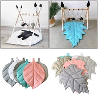 baby tree leaves shaped game mat playing blanket floor carpet soft cotton climbing pad play mat for infants toddlers room toy