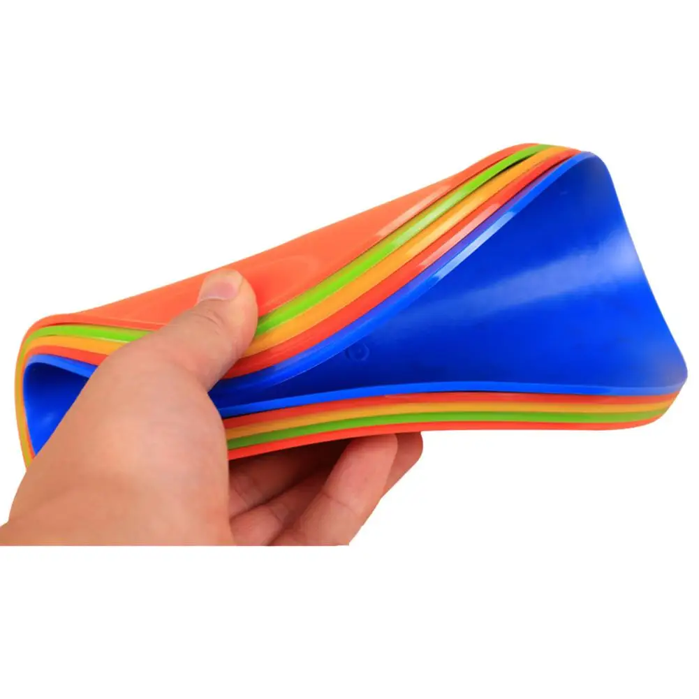 Mark Plates Football Training Equipment Soft PVC Sport Exercise Traffic Plate Team Sports Athletes Physical Pads | Спорт и
