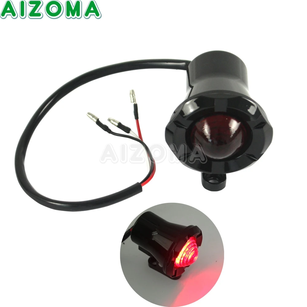 Мотоциклетный алюминиевый красный светодиодный задний светильник тормозной