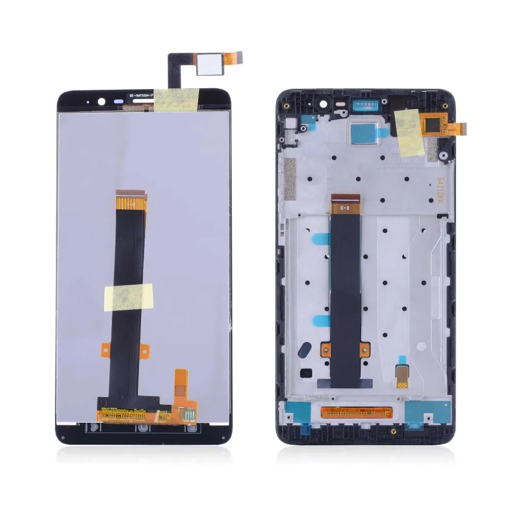 150mm Дисплей для Xiaomi Redmi Note 3 3 Pro LCD в сборе с тачскрином на рамке 5.5'' черный белый золото