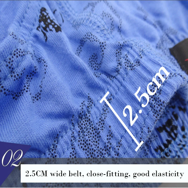 

Super soft men underwear set 5pcs/lot 100% cotton men underpants retro print mid rise male panties 4XL plus size men's briefs