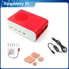ITINIT R13 Raspberry Pi 4 ABS чехол Наборы с Подсветка RGB светодиодный вентилятор Пластик красный, белый корпус Корпус для Raspberry Pi 4 Чехол Наборы
