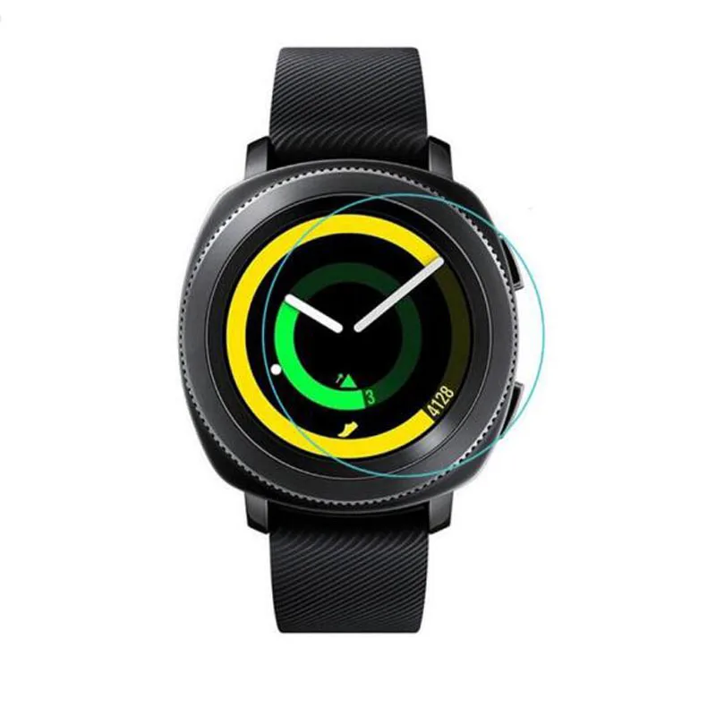 

Ultra thin Clear Tempered Glass Protective Film Guard For Samsung Gear Sport SM-R600 Smart Watch Display Screen Protector Cover