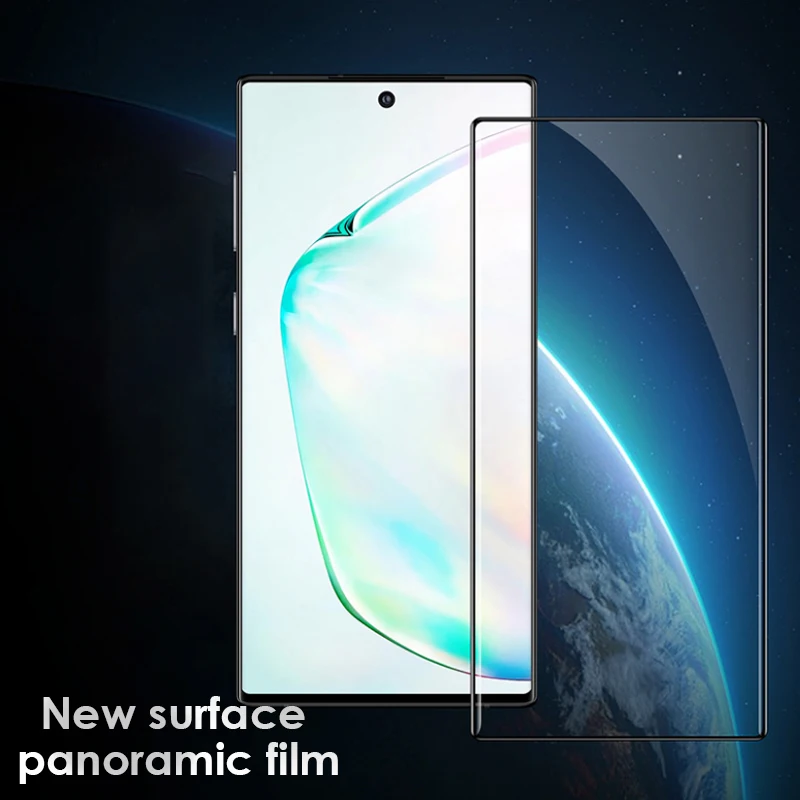 Закаленное стекло Benks AGC 3D с закругленными краями для Samsung Note 10 Plus + 0 3 мм