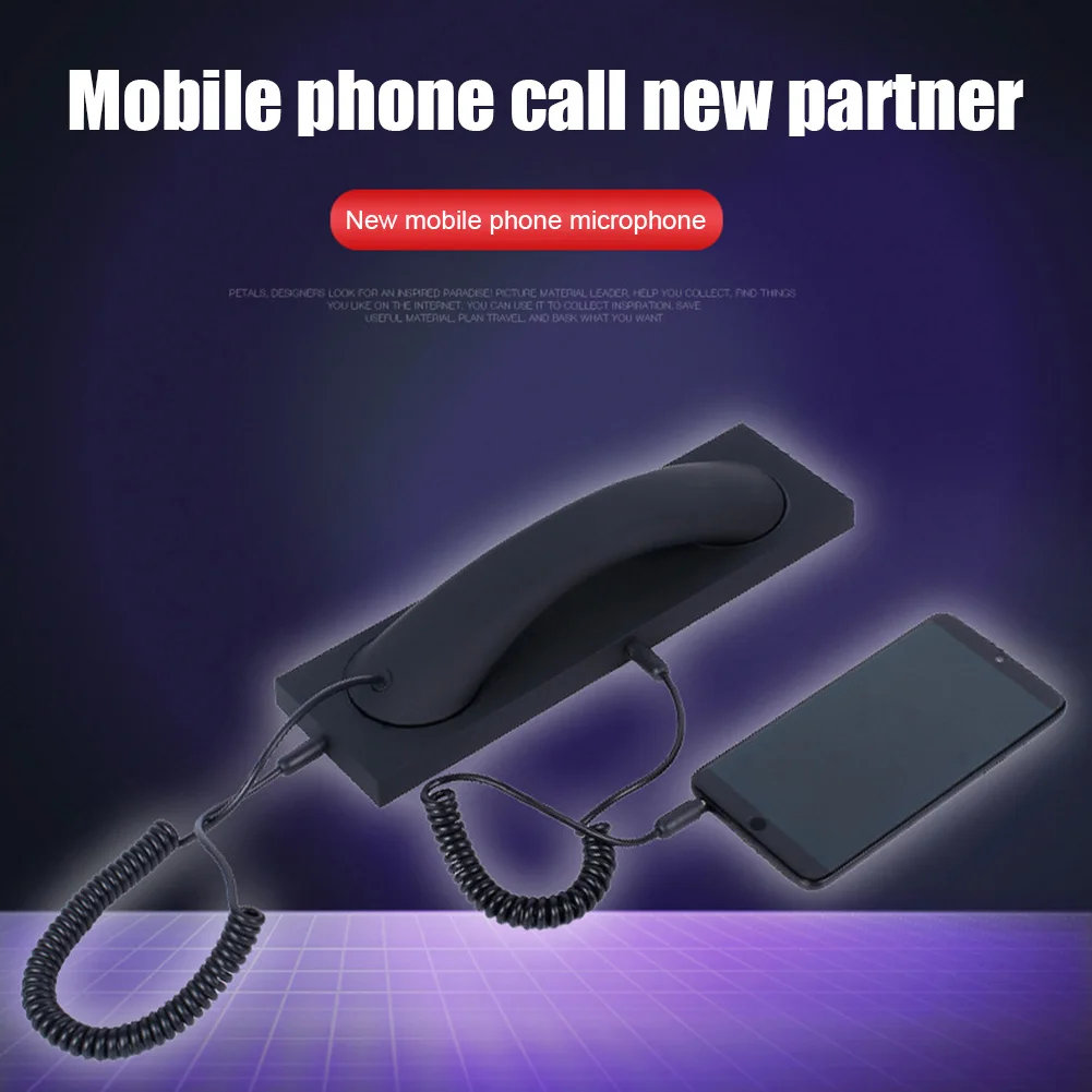 Радиационная защита 3 5 мм ретро телефон сотовый приемник с микрофоном LFX-ING |