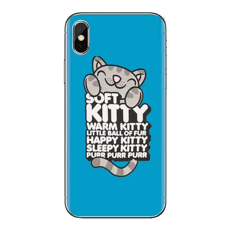 Чехол из ТПУ для iPhone XS Max XR X 4 4s 5 5S 5C SE 6 6S 7 8 Plus samsung Galaxy J1 J3 J5 J7 A3 A5 Big Bang Theory Kitty Sheldon Cat |