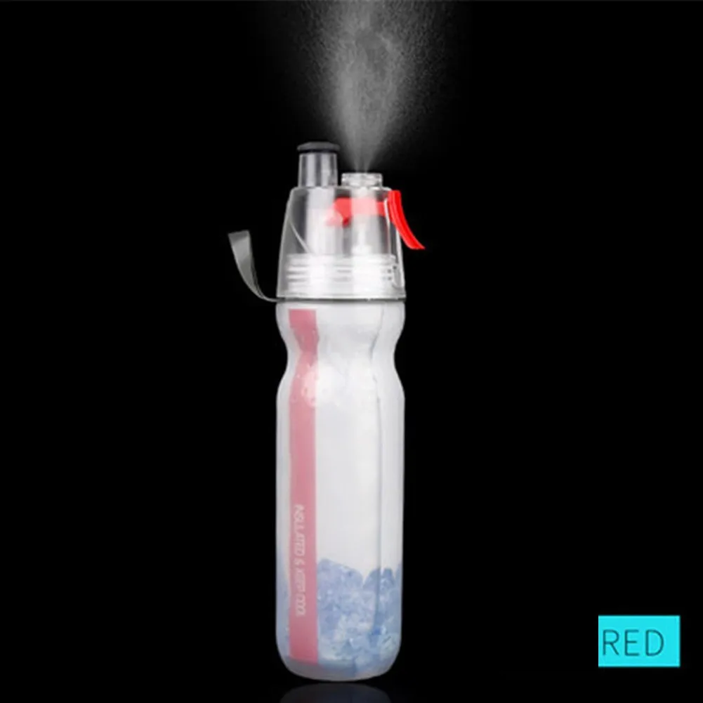 

Outdoor Water Bottle PE Water Kettle Running Sports Spray Summer Riding