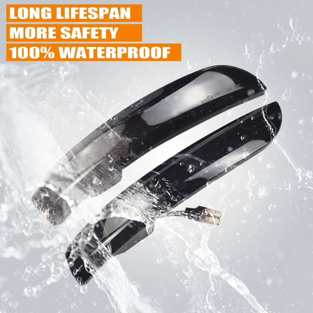 Течет зеркало индикатор мигалка динамичные светодиодный поворотник светильник