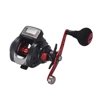 161 ball bearing left right with digital display baitcasting line counter reel 6 31 casting reel fishing gear