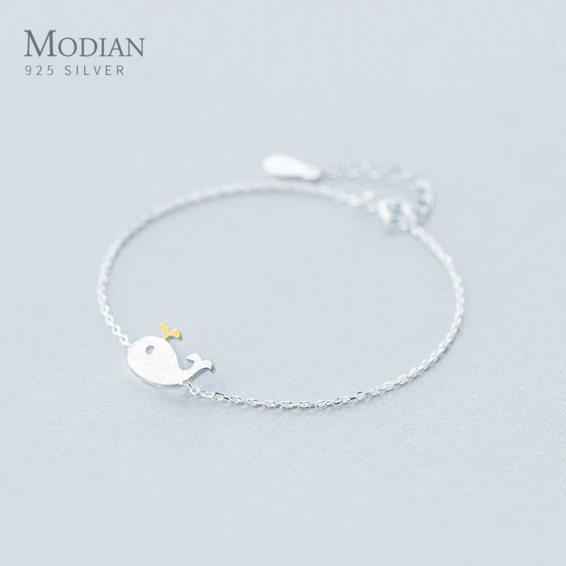 Цепочка Modian женская из серебра 925 пробы классическое модное ювелирное изделие с