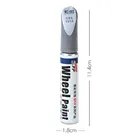 12 мл ступицы колеса для автомобиля ремонтный ручка Водонепроницаемый Краски ремонтный Маркер Белого и серебристого цвета колеса автомобиля от царапин наполнитель крышка ручка