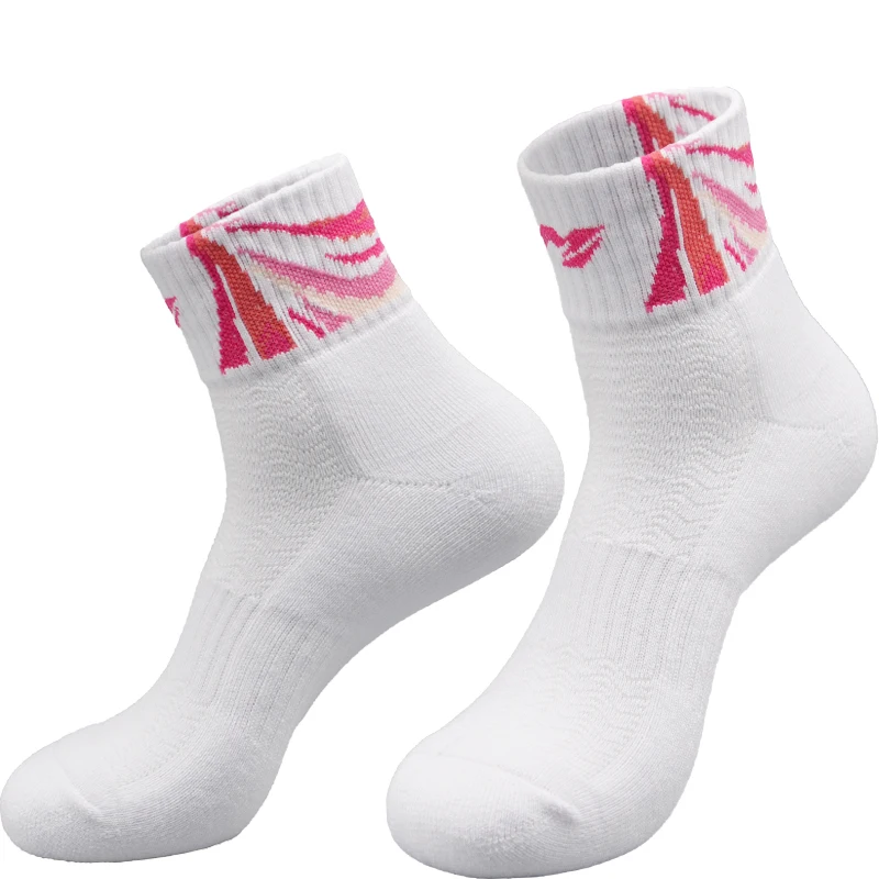 Женские спортивные носки махровая Подушка средней длины хлопковые для