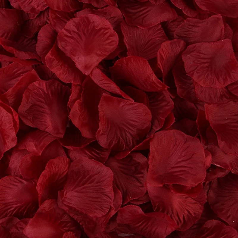 1000 Pcs Colorful Artificial Rose Petals Wedding Petalas Silk Flower Accessories | Свадьбы и торжества