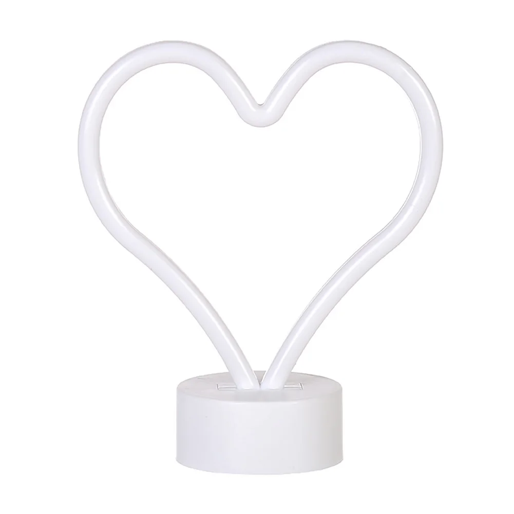 Спальня Рождественский Подарочный ночник звезда форма с пьедестал сердце