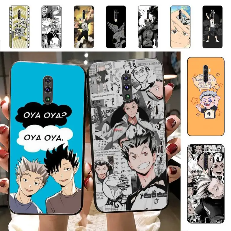 

Yinuoda Haikyuu bokuto koutarou Phone Case for Vivo Y91C Y11 17 19 17 67 81 Oppo A9 2020 Realme c3