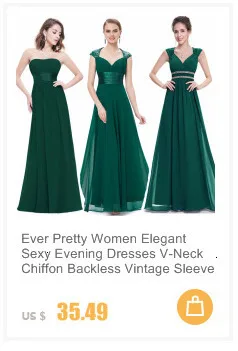 Robe De Soiree Ever Pretty женские элегантные вечерние платья винтажные атласные кружевные вечерние платья с рукавом три четверти