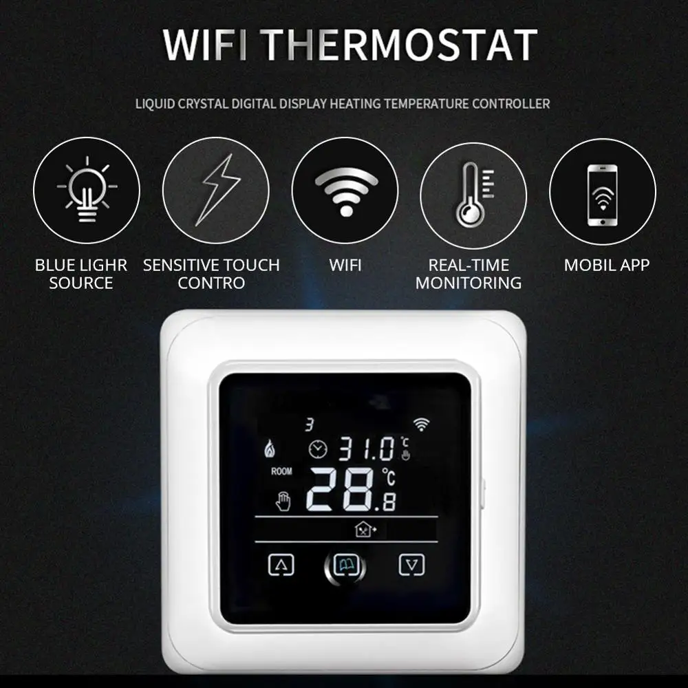 Термостат для теплого пола с Wi-Fi и ЖК-экраном | Инструменты