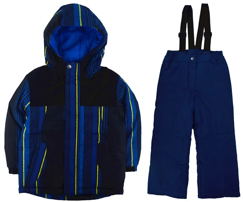 Комплект лыжной одежды для детей зимняя утепленная водонепроницаемая куртка