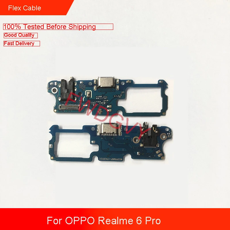 

Для OPPO Realme 6 Pro USB зарядная док-станция подключение зарядный гибкий кабель Ремонт Запасные части тест QC