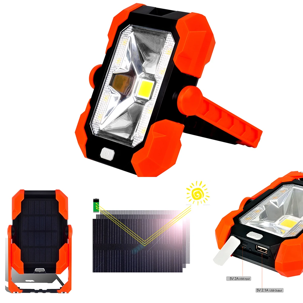 Портативный Точечный светильник работы светодиодный USB Перезаряжаемые флэш на