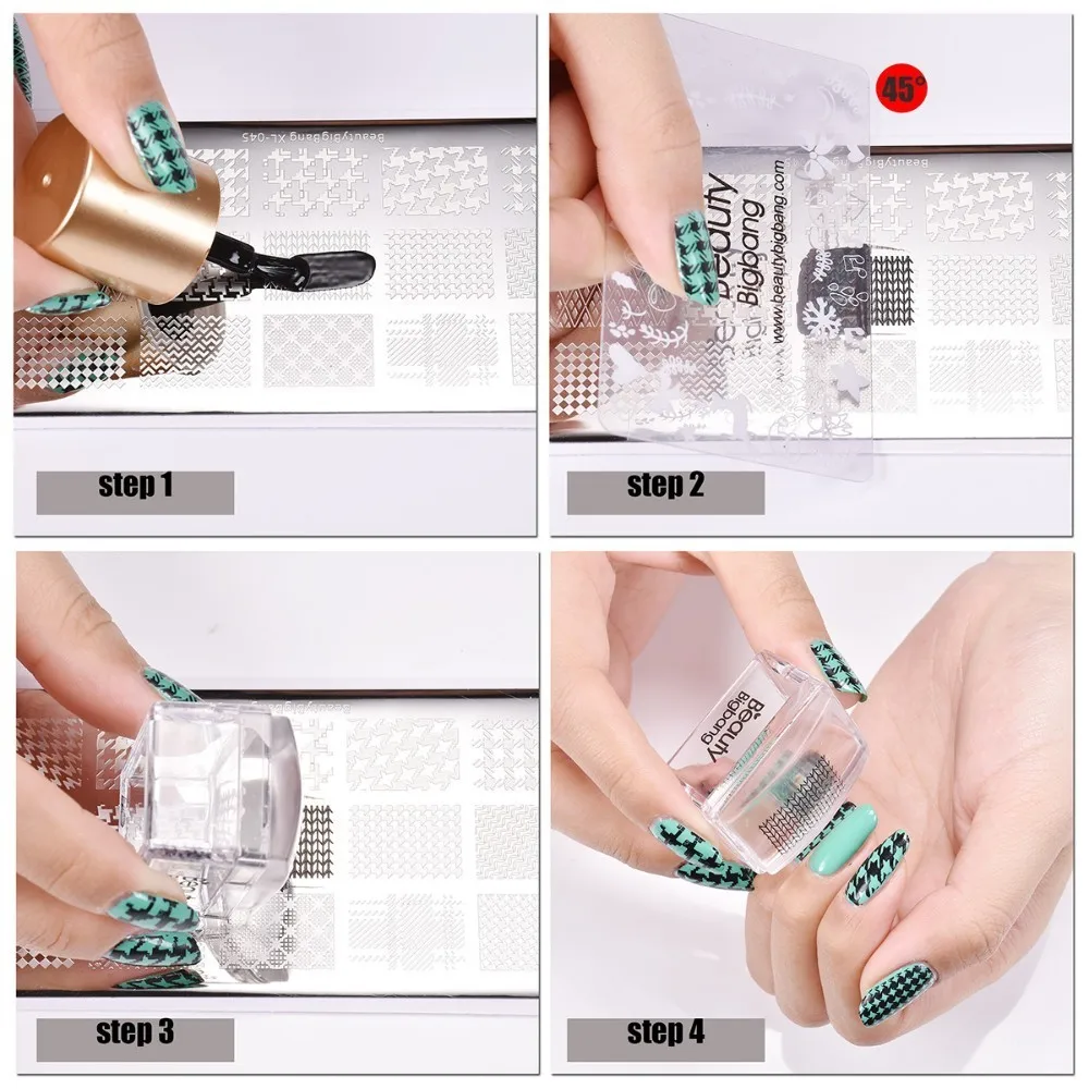 BeautyBigBang 6*12 см Набор для стемпинга и нейл осенне зимний свитер с рисунком