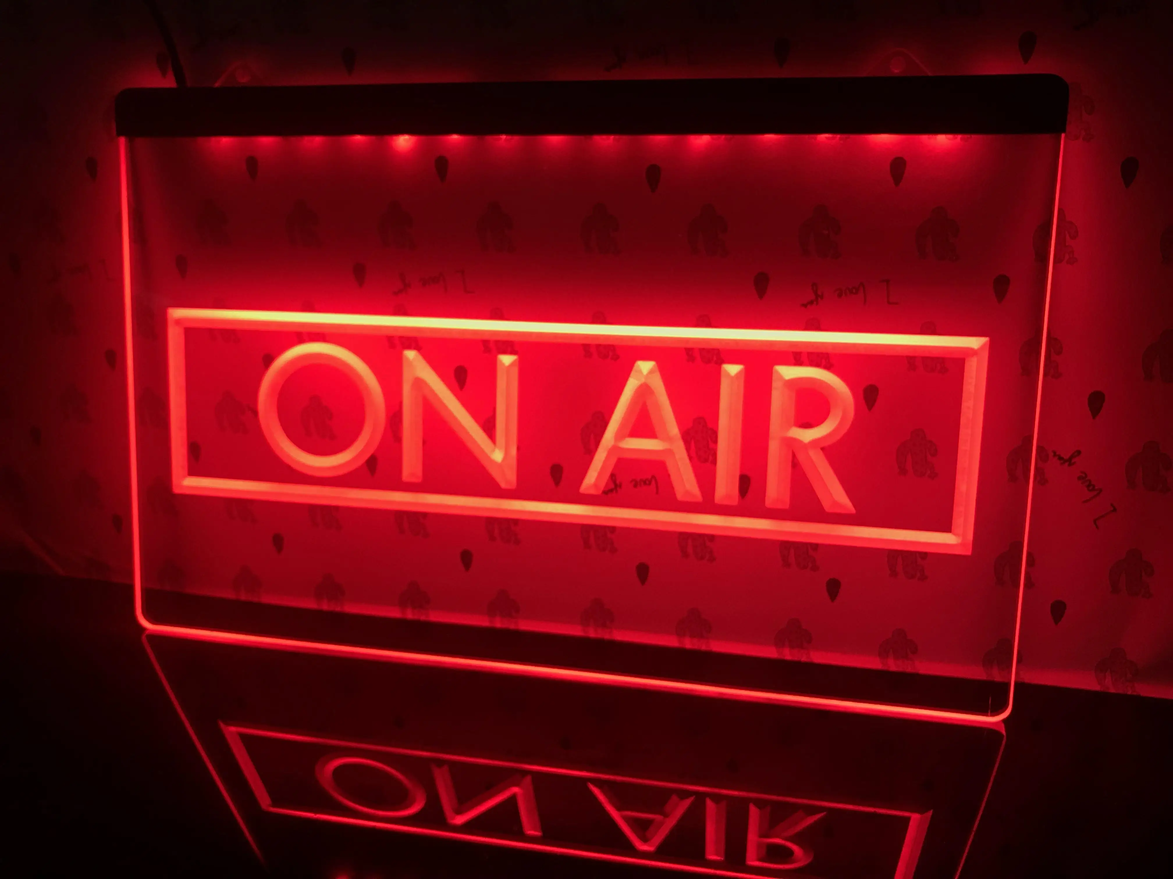 I480 On Air звукозаписывающая студия Новый Nr светодиодный неоновый Световой