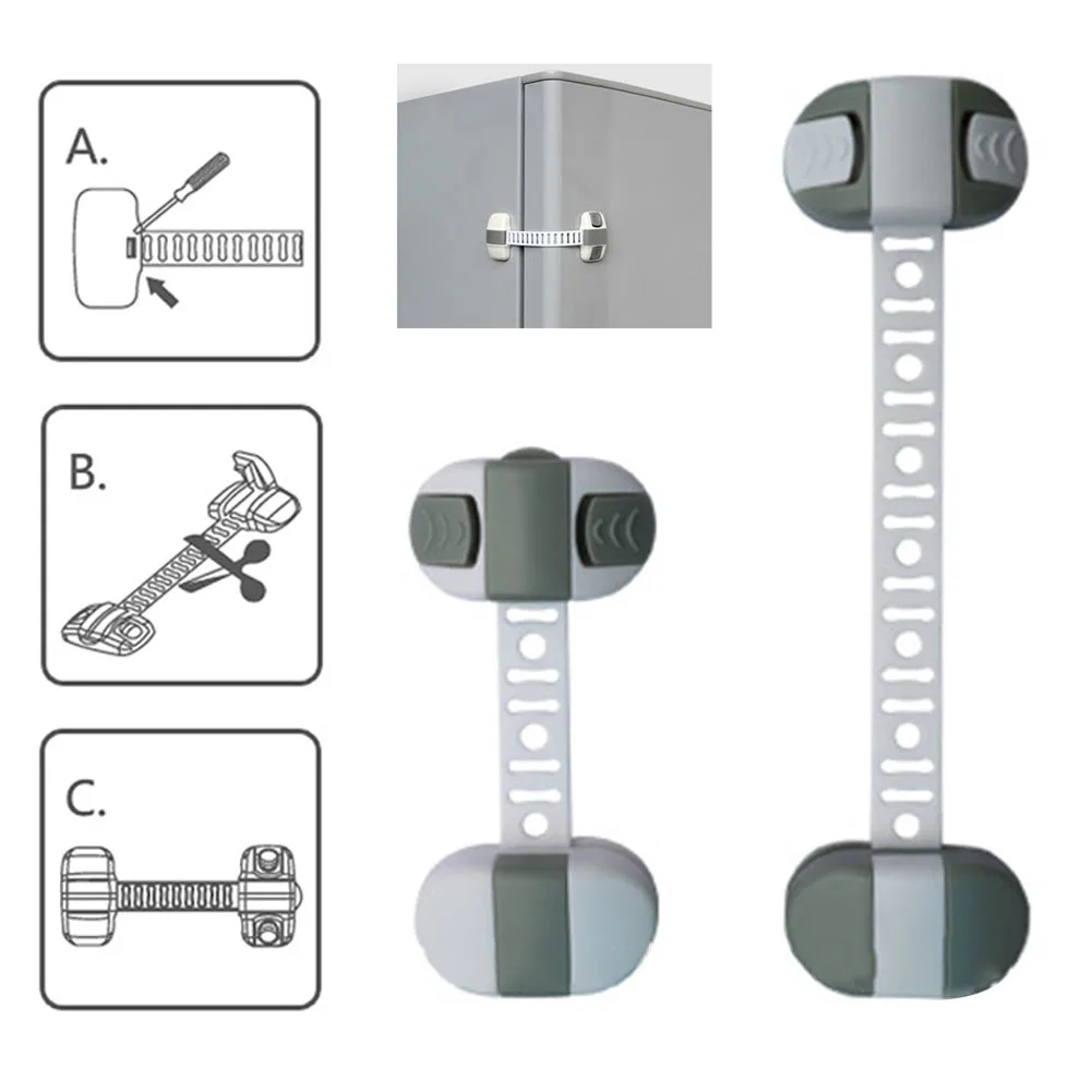 6 шт. для дома вращающаяся дверь детей портативный замок-задвижка легко