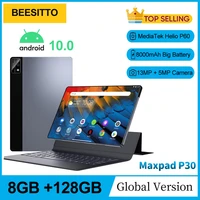 2022 newest mipad p30 10 inch tablet pc android 10 0 os 8gb128gb storage octa core cpu 1920x1200 ips 4g network 5g wifi tablets